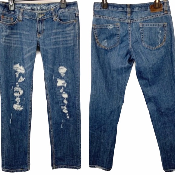 Converse One Harrison Boyfriend Denim Jeans Sz 28 - Picture 1 of 6